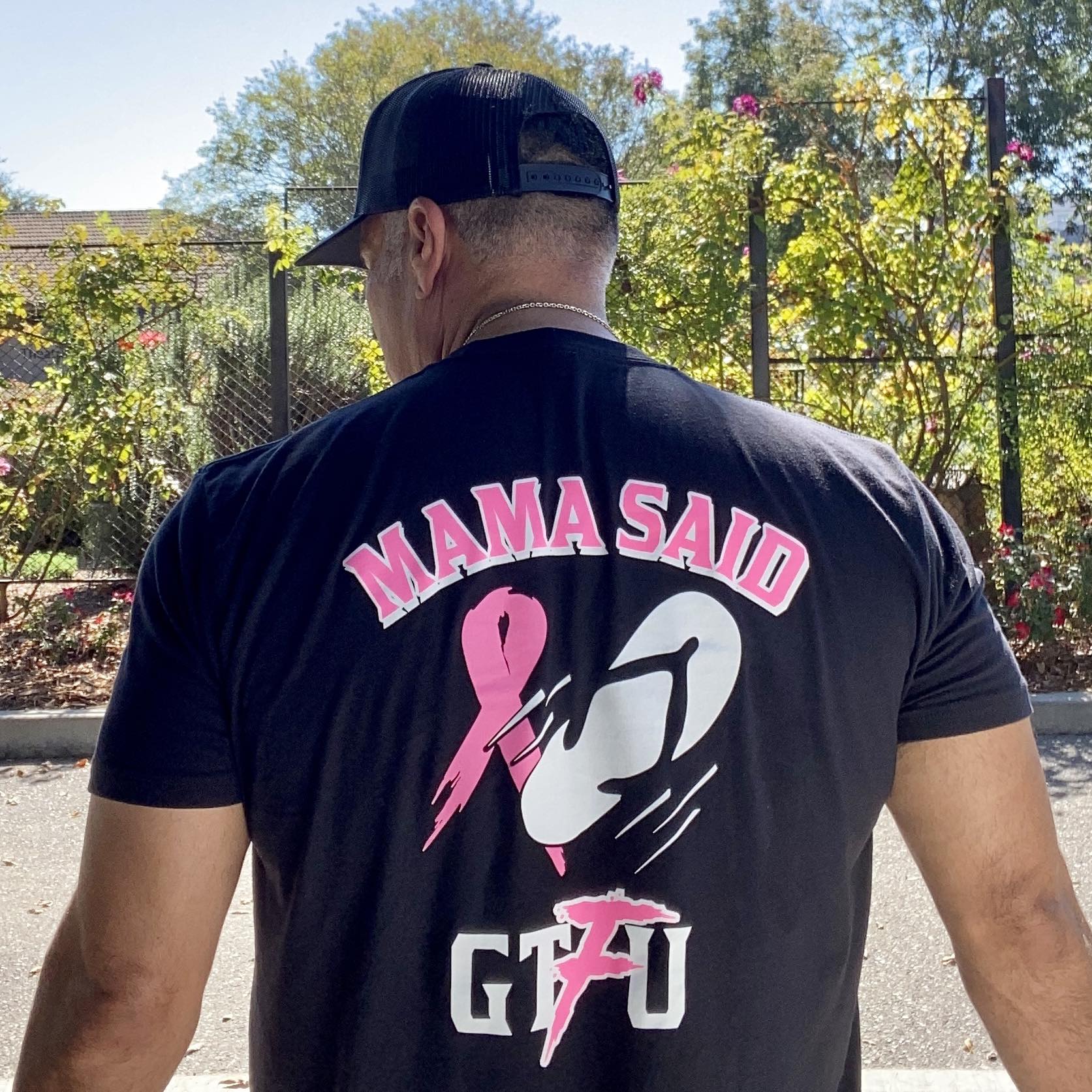 Mama said GTFO shirt — back